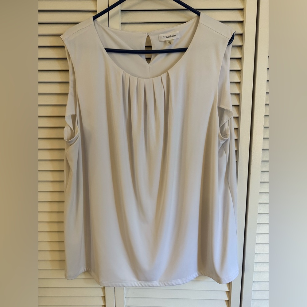 Calvin Klein Soft White Blouse
